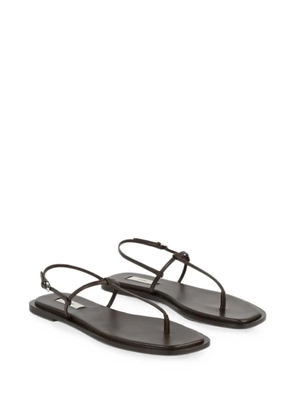 TOTEME T-strap sandals - Brown