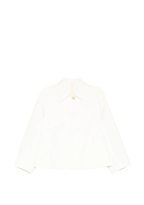 Forme D'expression side-vent caban jacket - White