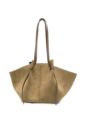 Yuzefi large Mochi leather shoulder bag - Green