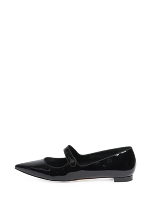 Manolo Blahnik pointed-toe flat pumps - Black