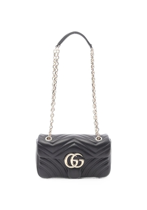 Gucci Pre-Owned 2020s small GG Marmont shoulder bag - Black