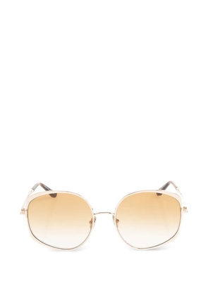 TOM FORD geometric-frame sunglasses - Gold