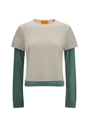 Guest In Residence layered T-shirt - Neutrals