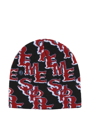 Supreme Slanted Gothic Outline beanie hat - Black