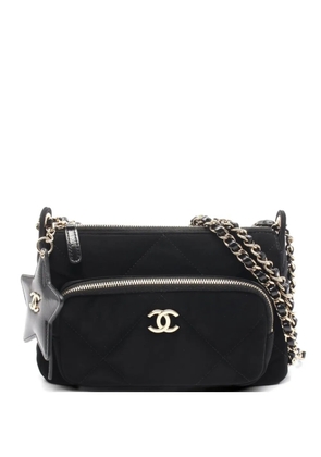 CHANEL Pre-Owned 2021s Matelassé chain shoulder bag - Black