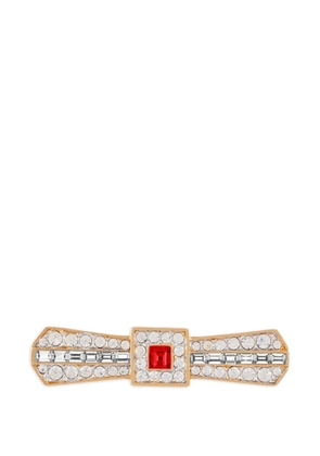ATTWOOD & SAWYER 1970s crystal-embellishment brooch - Gold