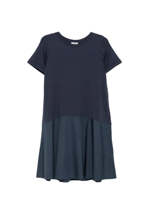 Marella Rugiada short-sleeve panelled mini dress - Blue