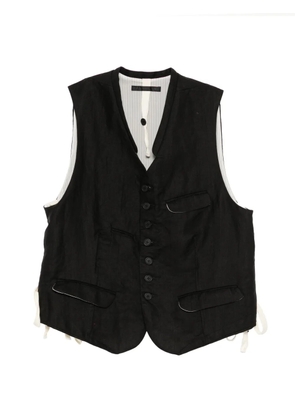 Klasica button-up waistcoat - Black