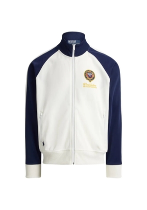 Polo Ralph Lauren zip tennis patch track sweatshirt - Neutrals
