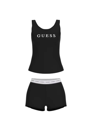 GUESS USA logo-print pajamas - Black