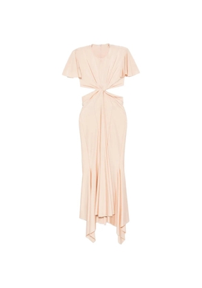 Philosophy Di Lorenzo Serafini cut-out twist-detail dress - Neutrals