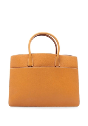 Hermès Pre-Owned 2000s White Bass GM leather tote bag - Neutrals