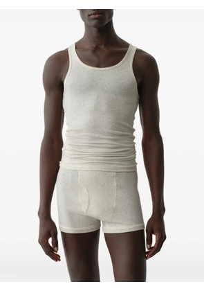 Calvin Klein logo-waistband ribbed boxers - Neutrals
