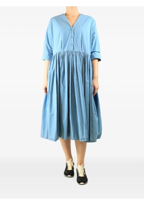 Casey Casey gathered midi dress - Blue