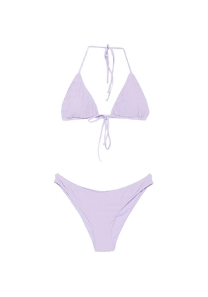 MC2 Saint Barth Leah houndstooth-pattern bikini - Purple