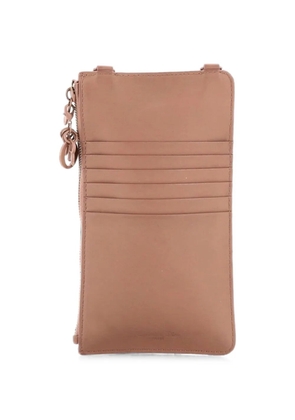 Christian Dior Pre-Owned Wallet on Strap Cannage Quilt Lambskin small wallets - Neutrals