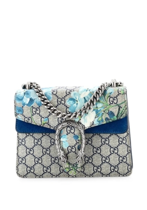 Gucci Pre-Owned Dionysus Bag Blooms Print GG Coated Canvas Mini shoulder bag - Blue