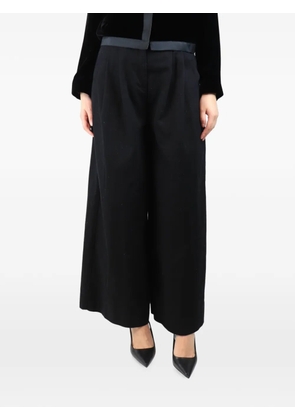Posse pleated balloon-leg trousers - Black