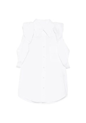 Toga roll-sleeve blouse - White