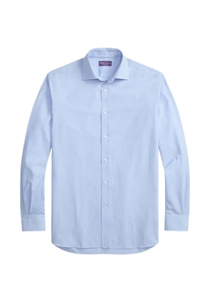 Ralph Lauren Purple Label mini-glen check twill shirt - Blue