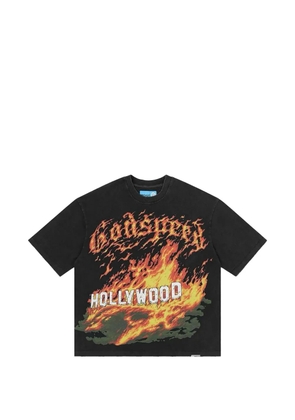 GODSPEED Hollywood Inferno 2 graphic-print T-shirt - Black