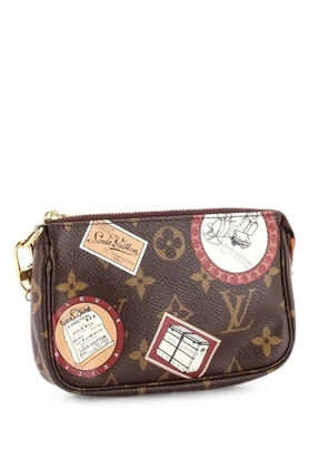 Louis Vuitton Pre-Owned Pochette Accessoires Limited Edition Monogram Canvas Mini clutch bag - Brown