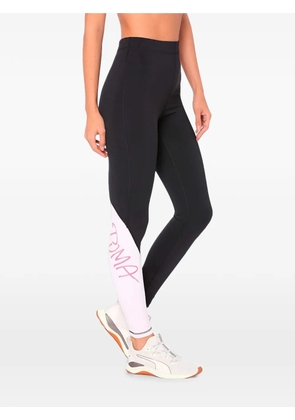 PUMA logo-print leggings - Black