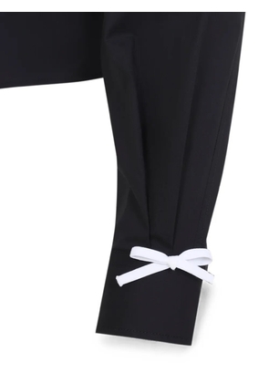 Moschino bow-detail jacket - Black