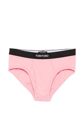 TOM FORD logo-waistband briefs - Pink