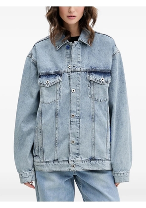 Karl Lagerfeld Jeans acid-wash denim jacket - Blue