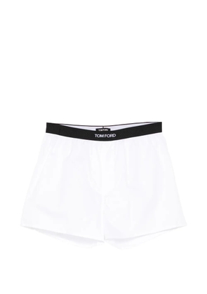 TOM FORD logo-waistband boxer - White