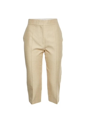 Christian Dior Pre-Owned pressed-crease trousers - Neutrals