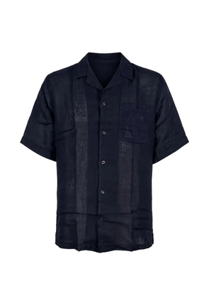Altea striped short-sleeve shirt - Blue