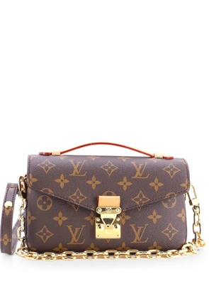 Louis Vuitton Pre-Owned Pochette Metis Monogram Canvas East West crossbody bag - Brown
