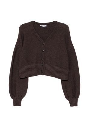 Low Classic puff-sleeve cardigan - Brown