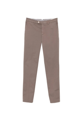 Brunello Cucinelli diagonal-pocket chinos - Grey