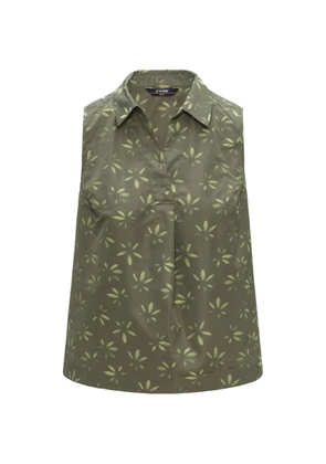 K-Way Anty Emby jacquard sleeveless tank top - Green