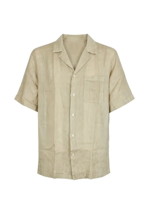 Altea short-sleeved camp-collar shirt - Neutrals