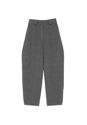 Lisa Yang Wrenda belt-loop knitted trousers - Grey