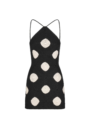 Simon Miller Kit crochet mini dress - Black