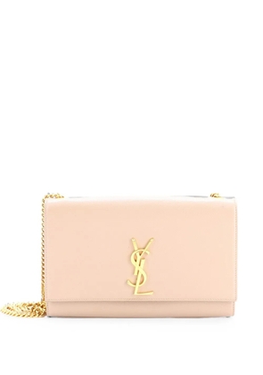 Saint Laurent Pre-Owned Classic Monogram Grainy Leather Medium crossbody bag - Neutrals
