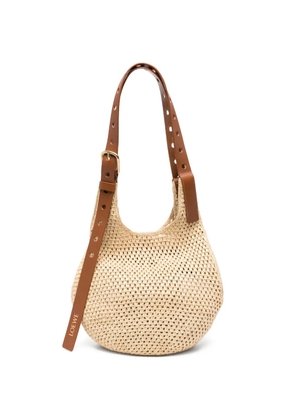 LOEWE x Paula's Ibiza Hole woven shoulder bag - Neutrals