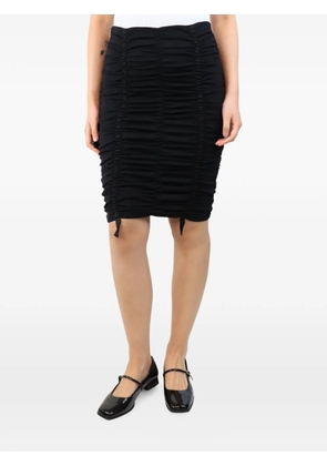 The Row Pre-Owned ruched mini skirt - Black