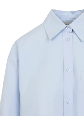 Max Mara pleated-back shirt - Blue