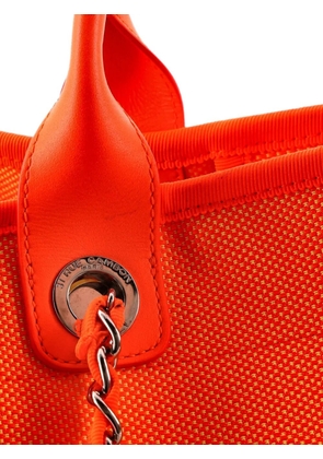 CHANEL Pre-Owned Deauville Mixed Fibers Large tote bag - Orange