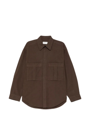 AGOLDE Clark chest-pocket shirt - Brown