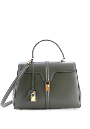 Celine Pre-Owned 16 Top Handle Bag Smooth Calfskin Medium satchel - Green