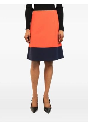 Marni Pre-Owned A-line midi skirt - Orange