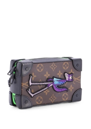 Louis Vuitton Pre-Owned Soft Trunk Phone Box Monogram Canvas with LV Friends Patch crossbody bag - Black