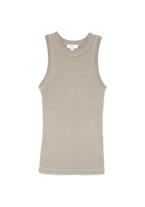 AGOLDE Leigh ribbed tank top - Neutrals